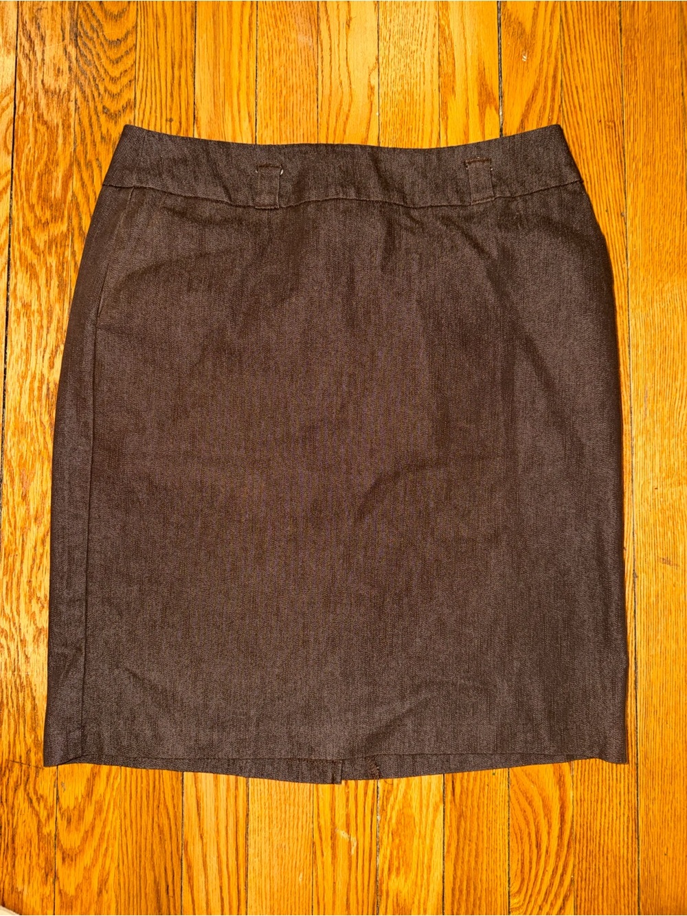 Women's Dark Brown Pencil Skirt - Sleek Office Style